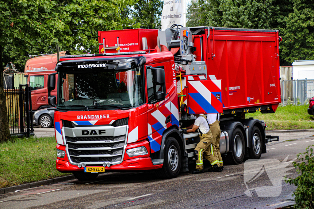 Zeer grote brand bij afvalverwerker