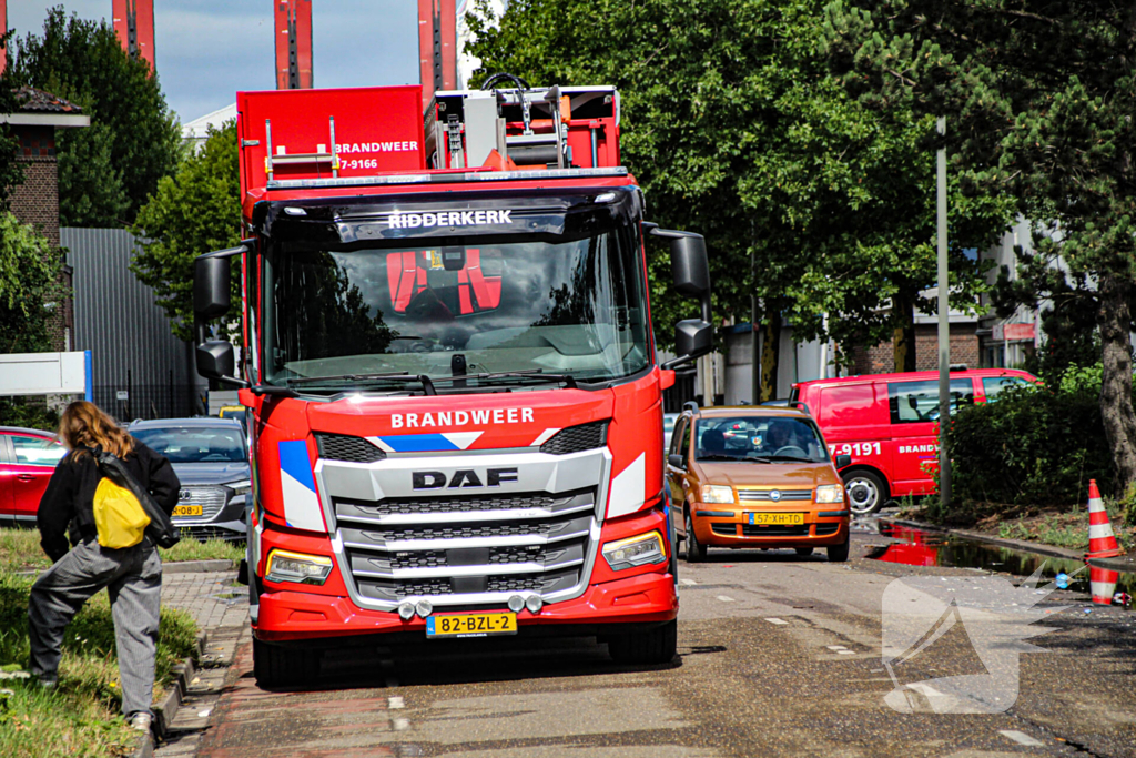 Zeer grote brand bij afvalverwerker