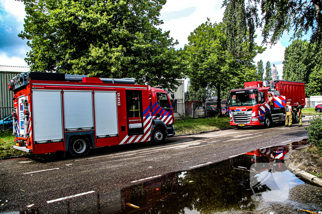 Zeer grote brand bij afvalverwerker