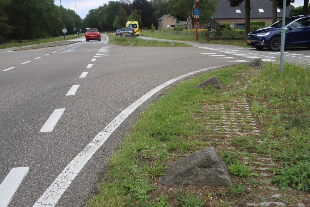 Brommobiel slaat over de kop