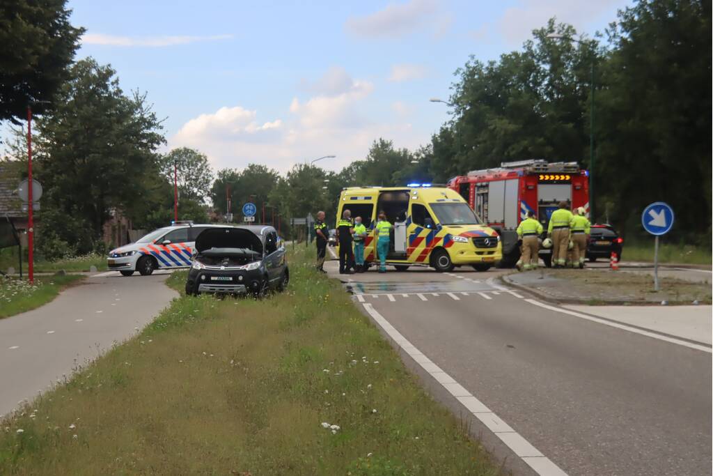 Brommobiel slaat over de kop