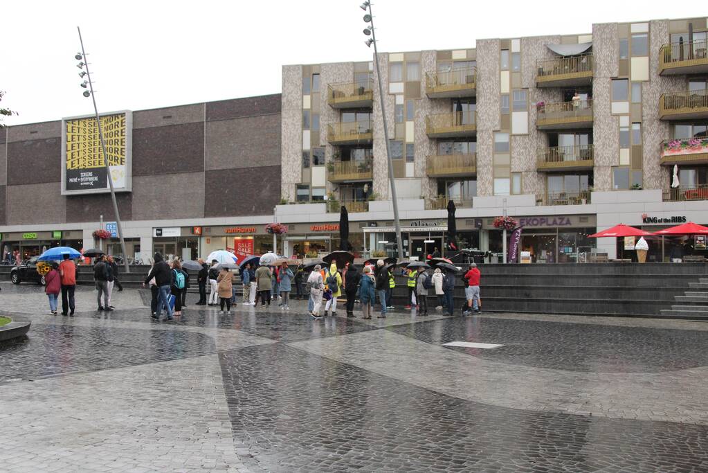 Demonstratie tegen spoedwet en anderhalve meter samenleving