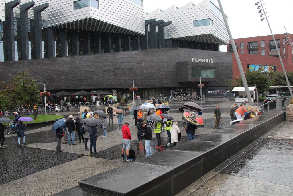 Demonstratie tegen spoedwet en anderhalve meter samenleving