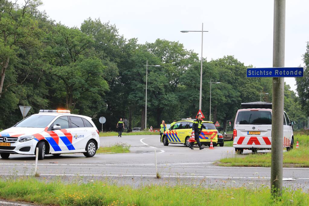 Schade na aanrijding tussen twee auto's