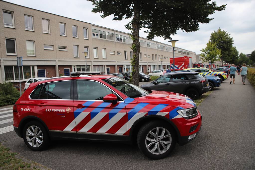 Flinke brand bij woning