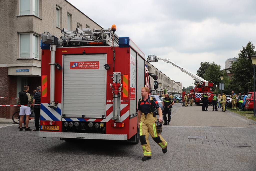 Flinke brand bij woning