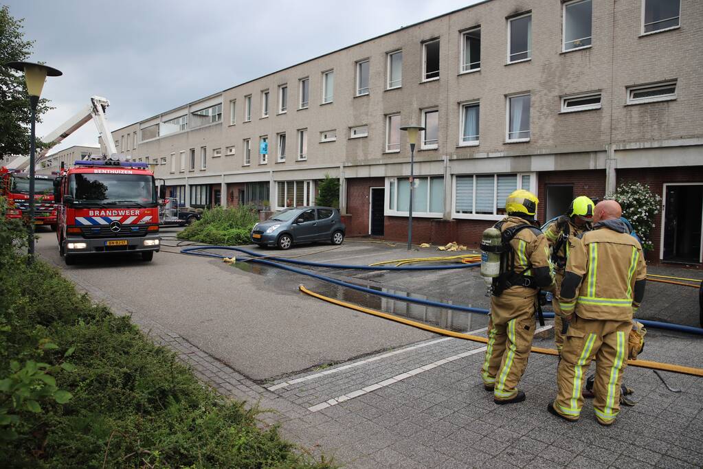 Flinke brand bij woning