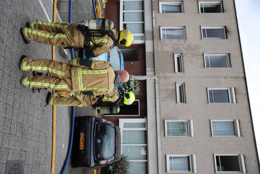 Flinke brand bij woning