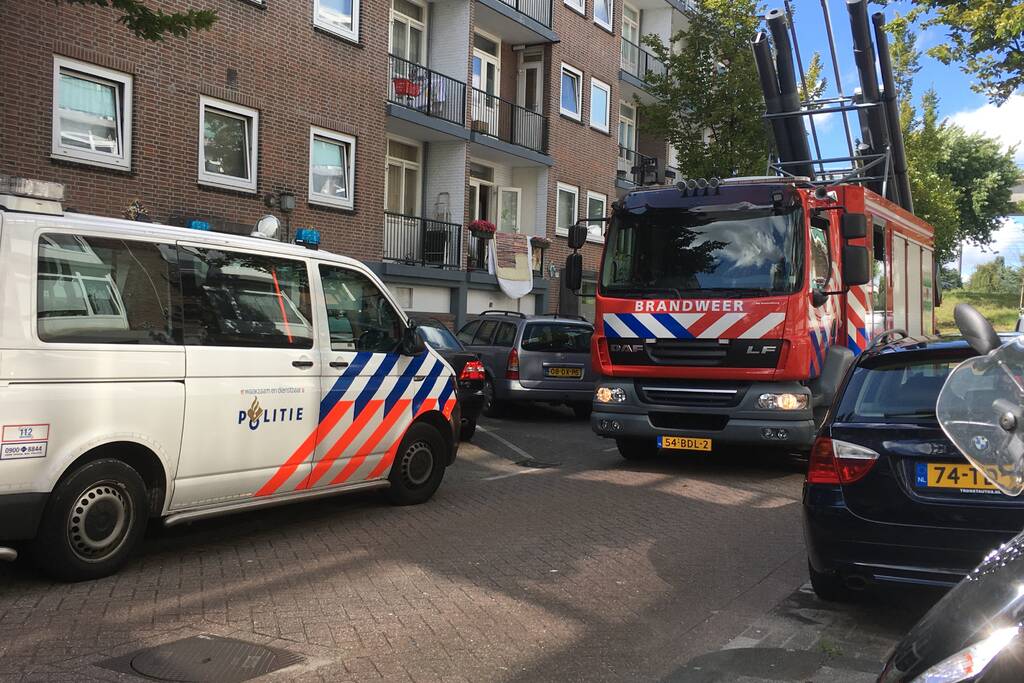 Bewoner heeft last van water op balkon