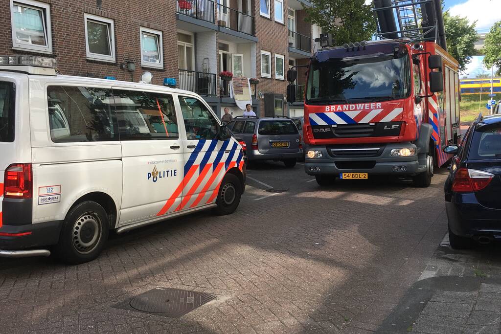 Bewoner heeft last van water op balkon