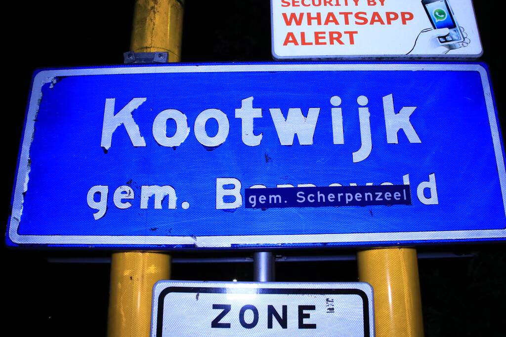 Plaatsnaamborden aangepast, Scherpenzeel lijkt de grote winnaar