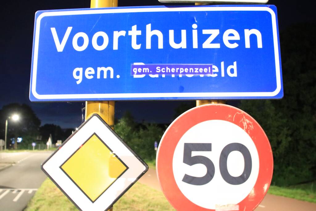 Plaatsnaamborden aangepast, Scherpenzeel lijkt de grote winnaar