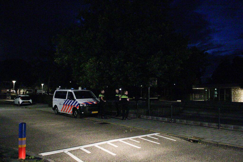 Grote politie inzet bij school De Koningslinde