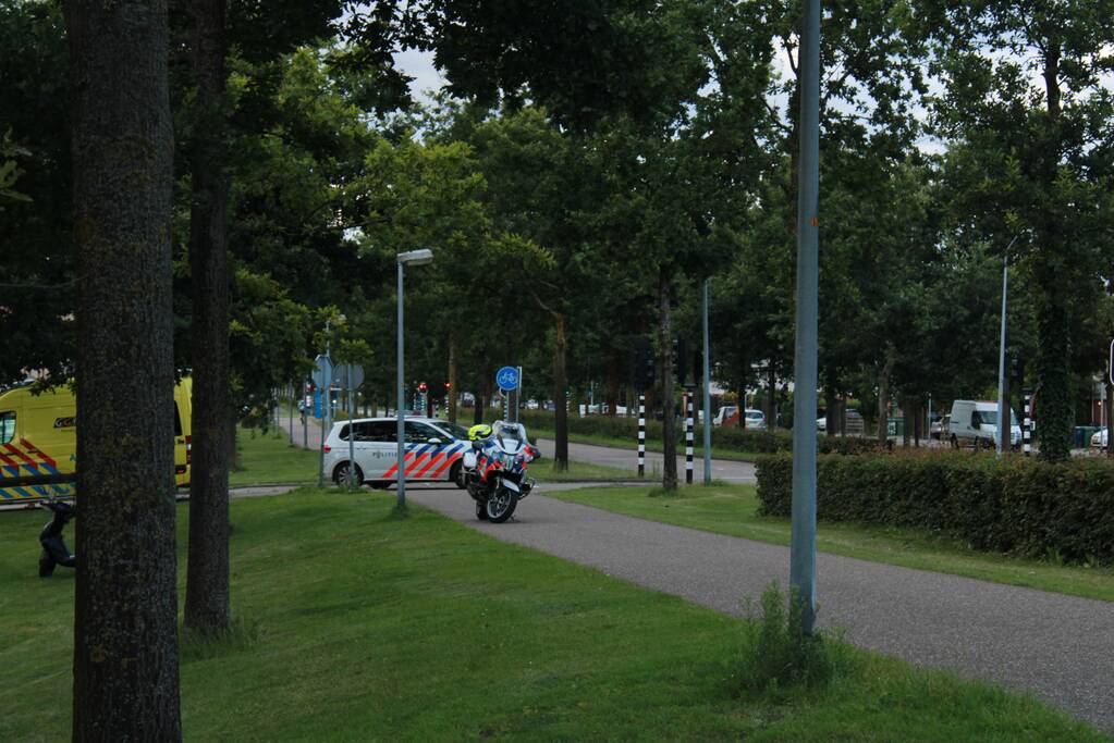 Gewonde bij ongeval met scooter