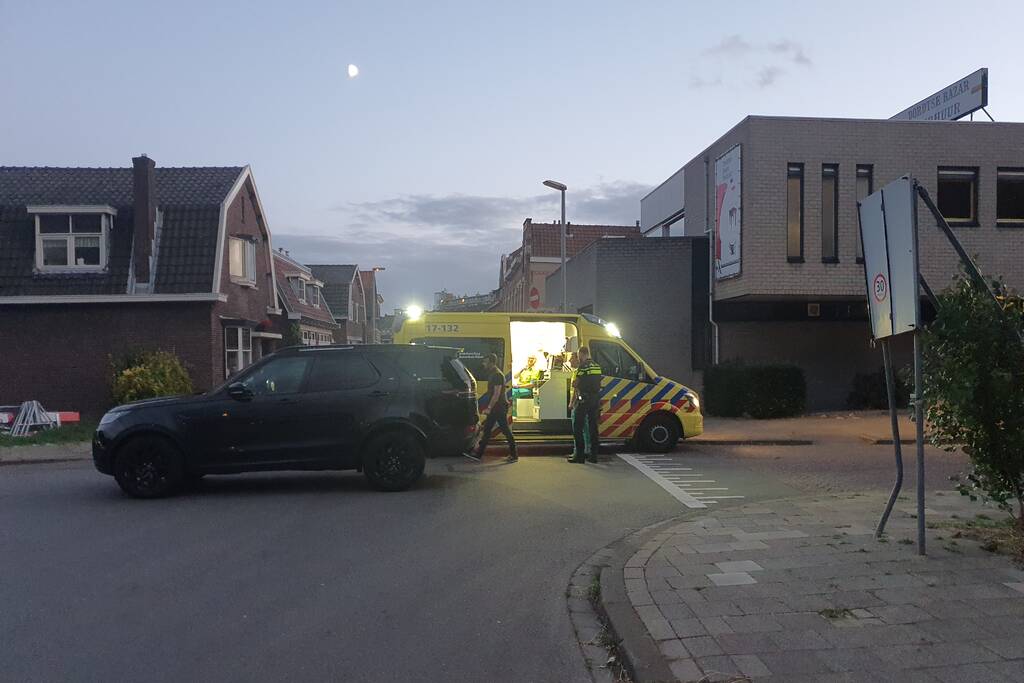 Scooterrijder gewond bij verkeersongeval