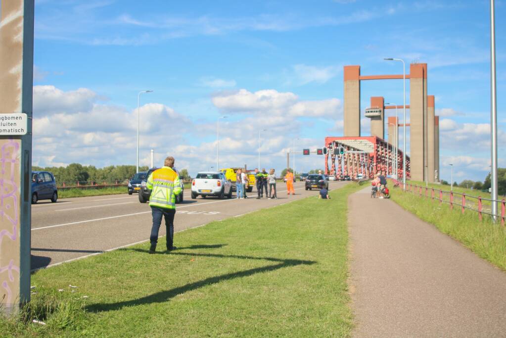 Veel schade bij kop-staartbotsing