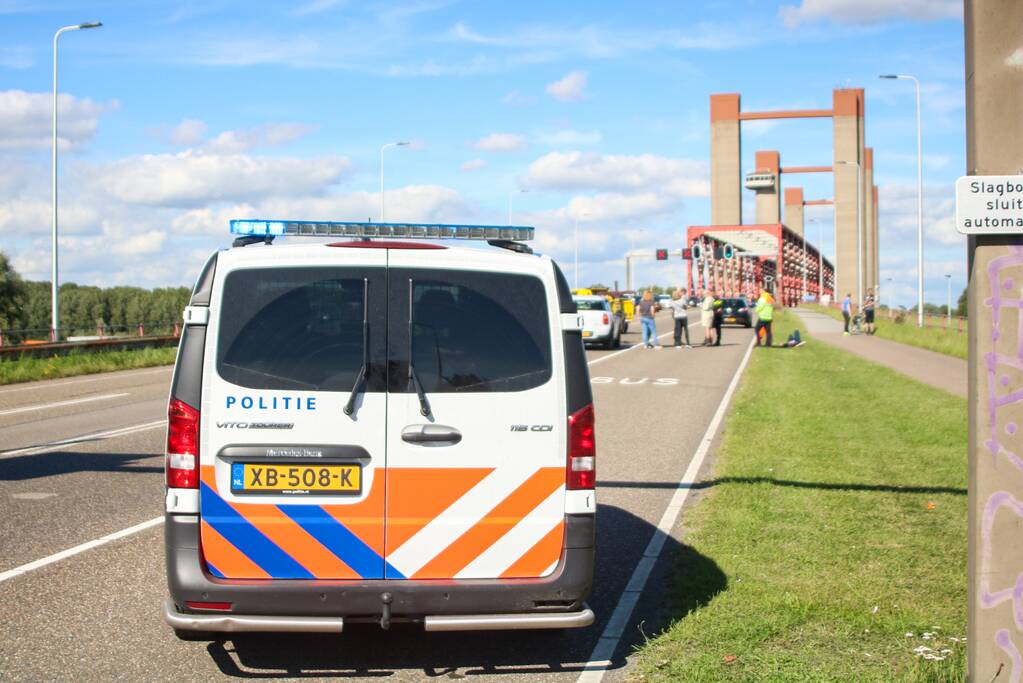 Veel schade bij kop-staartbotsing