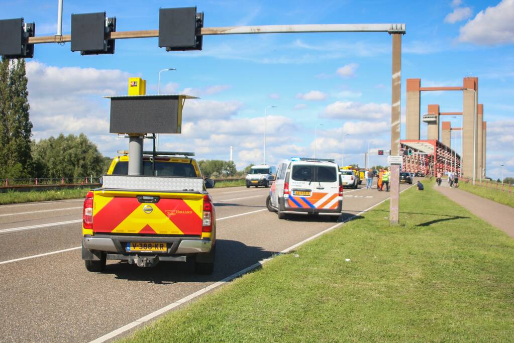 Veel schade bij kop-staartbotsing