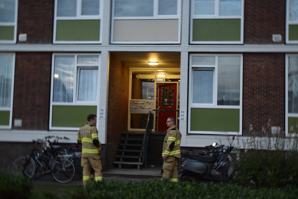 Portiekflat ontruimd na gaslucht in meterkast