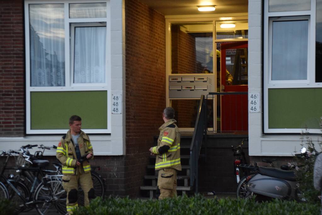 Portiekflat ontruimd na gaslucht in meterkast
