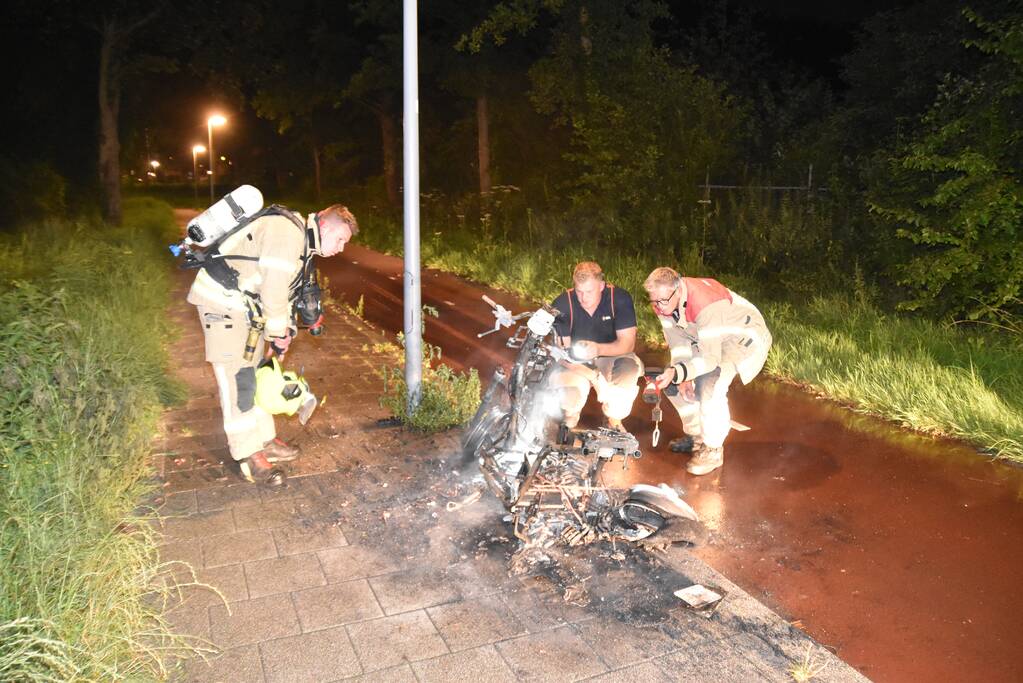 Felyx snorscooter verwoest door brand