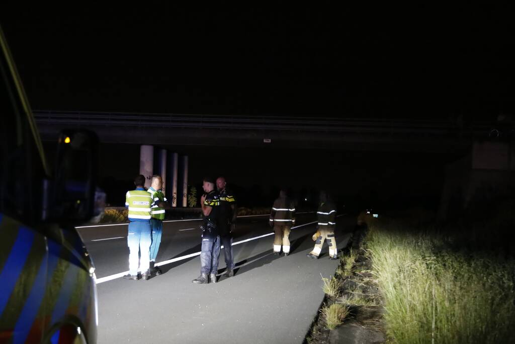 Motorrijder op de vlucht na eenzijdig ongeval