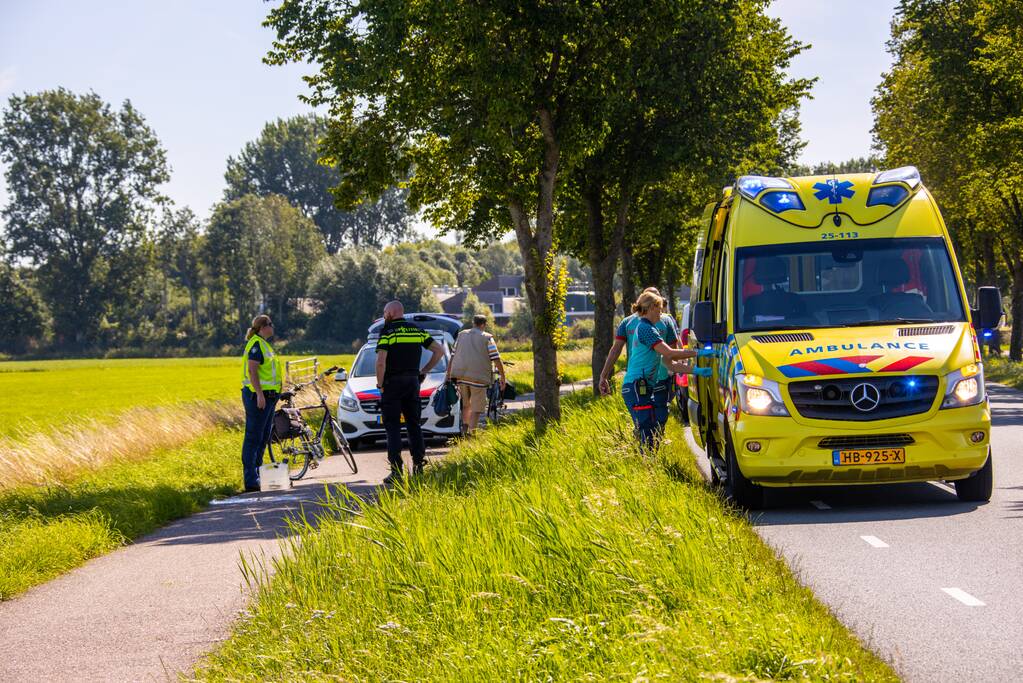 Traumahelikopter ingezet voor gevallen fietsster
