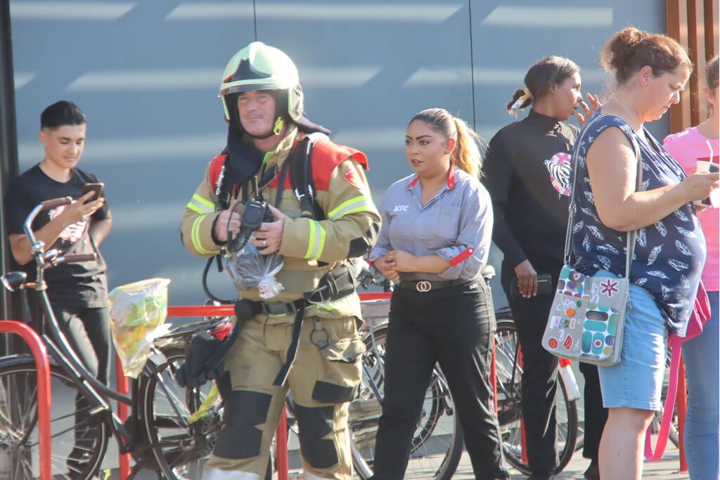 Brand in frituurpan bij KFC