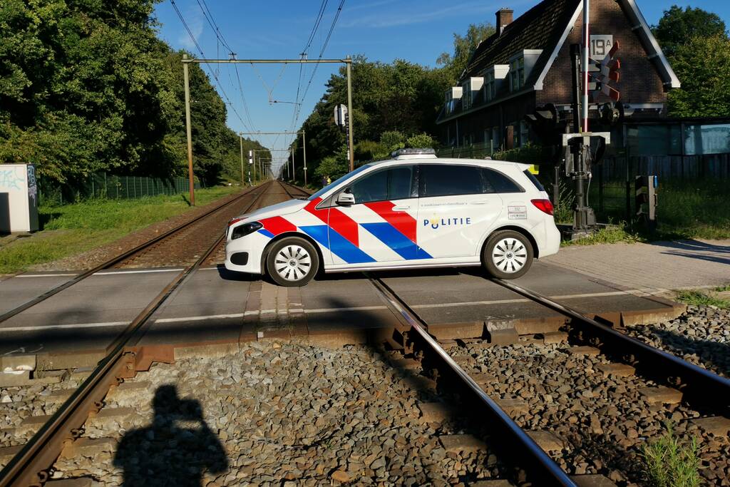 Grote politie actie wegens spoorloper