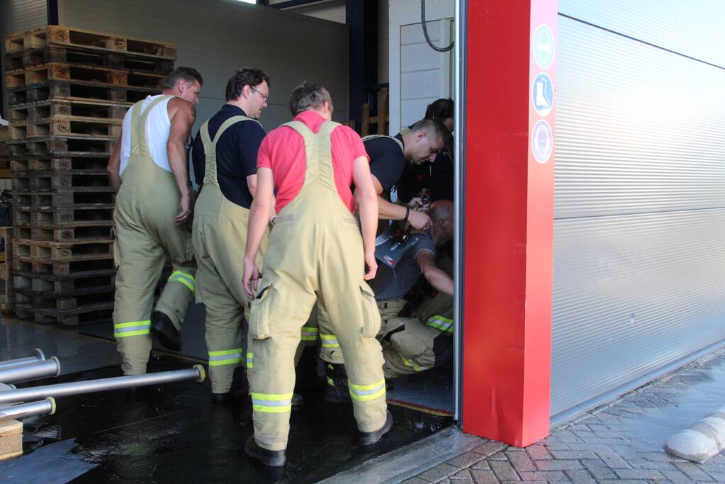 Waterlekkage in bedrijfspand