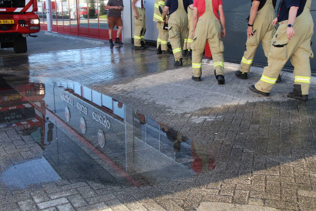 Waterlekkage in bedrijfspand