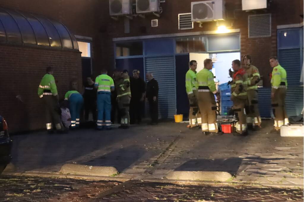 Persoon gewond bij bluspoging