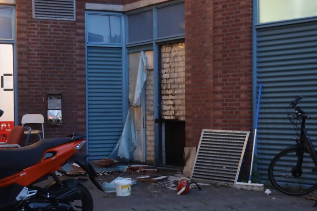 Persoon gewond bij bluspoging