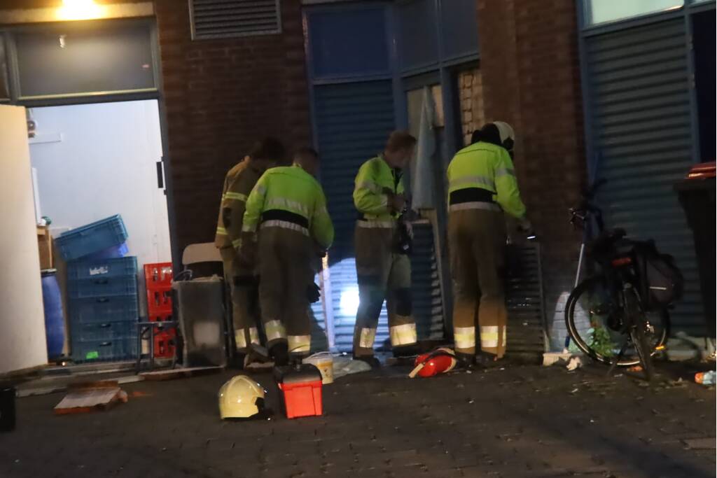 Persoon gewond bij bluspoging