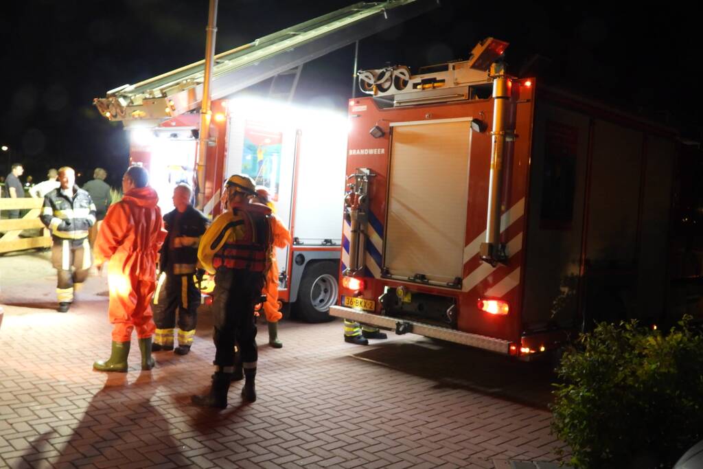 Auto met vluchtende inbrekers belandt in sloot