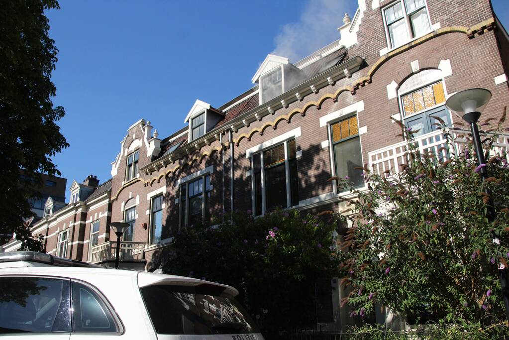 Brand op bovenverdieping woning