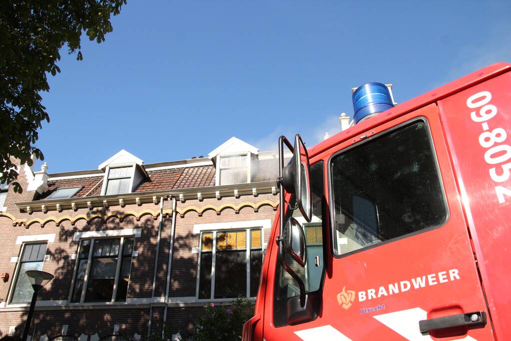 Brand op bovenverdieping woning