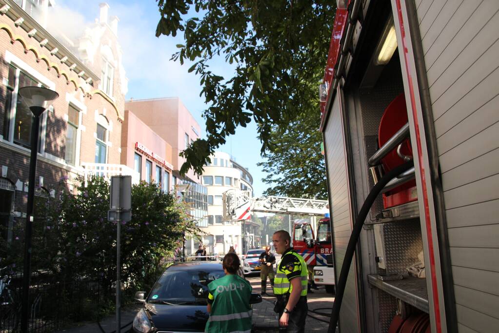 Brand op bovenverdieping woning