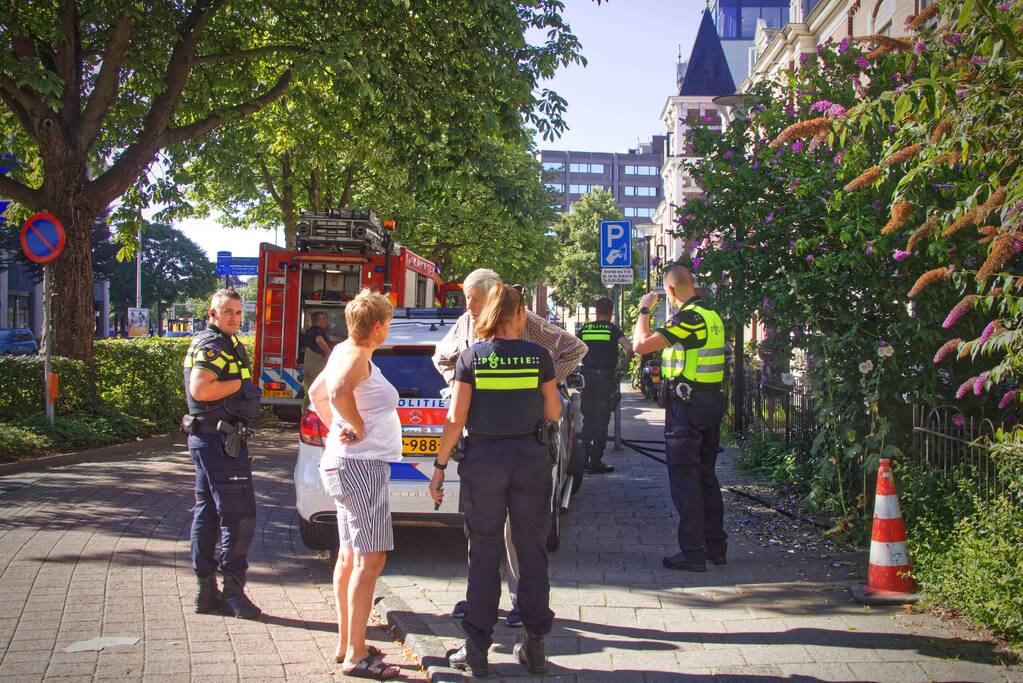 Brand op bovenverdieping woning