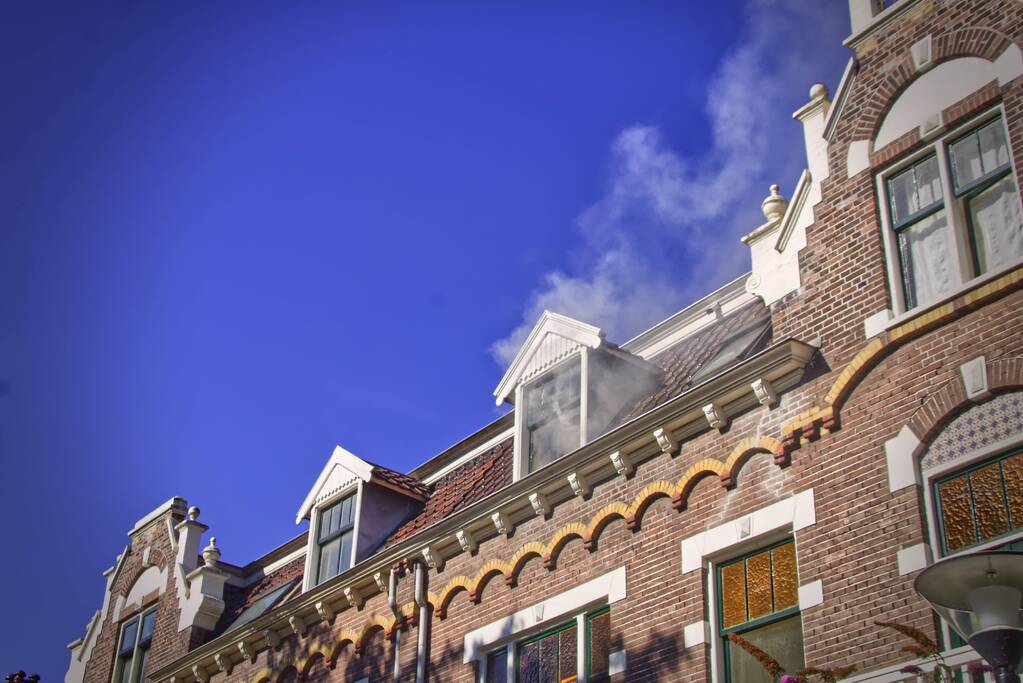 Brand op bovenverdieping woning