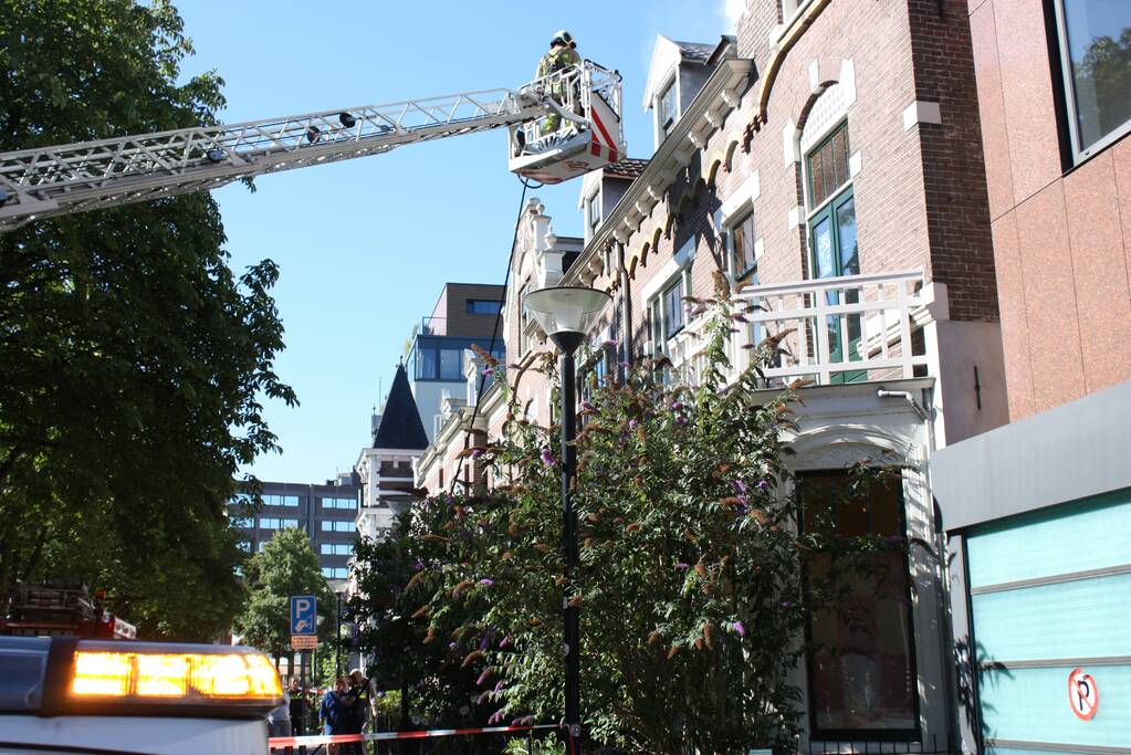 Brand op bovenverdieping woning