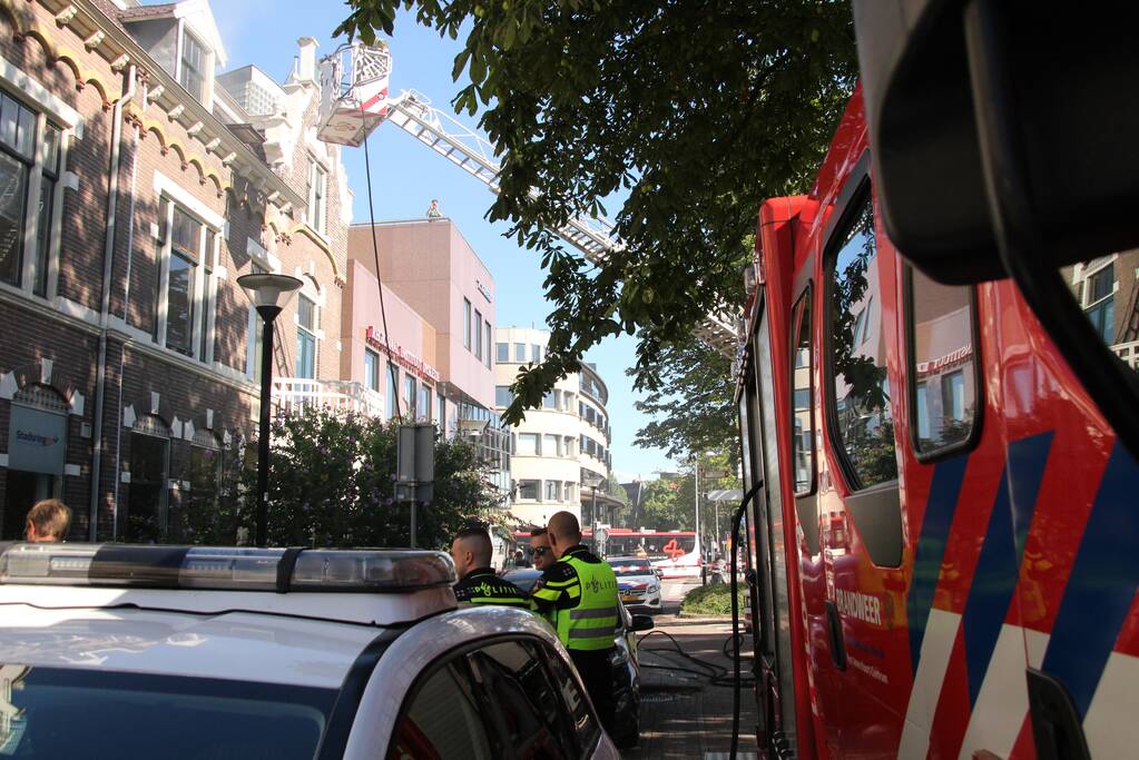 Brand op bovenverdieping woning