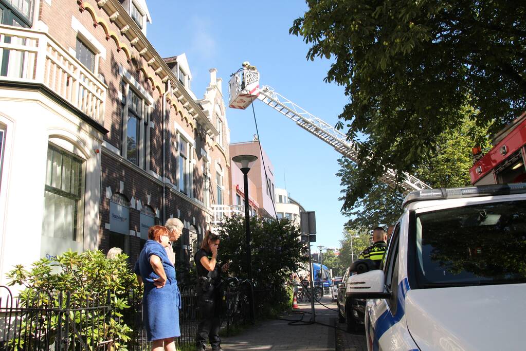 Brand op bovenverdieping woning