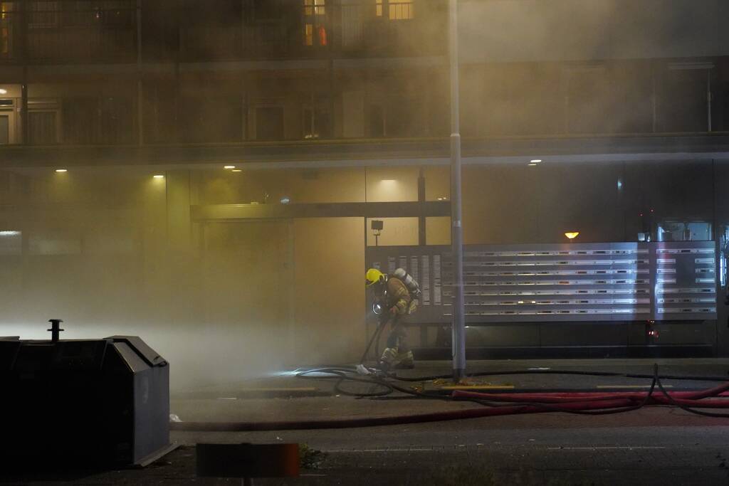 Stroomuitval na brand in kelderboxen
