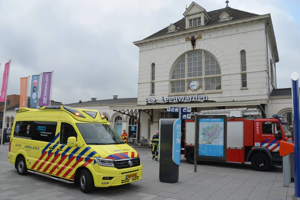 Persoon gewond na valpartij in trein