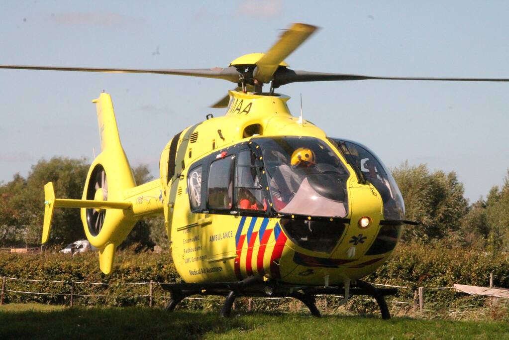 Traumahelikopter landt incident