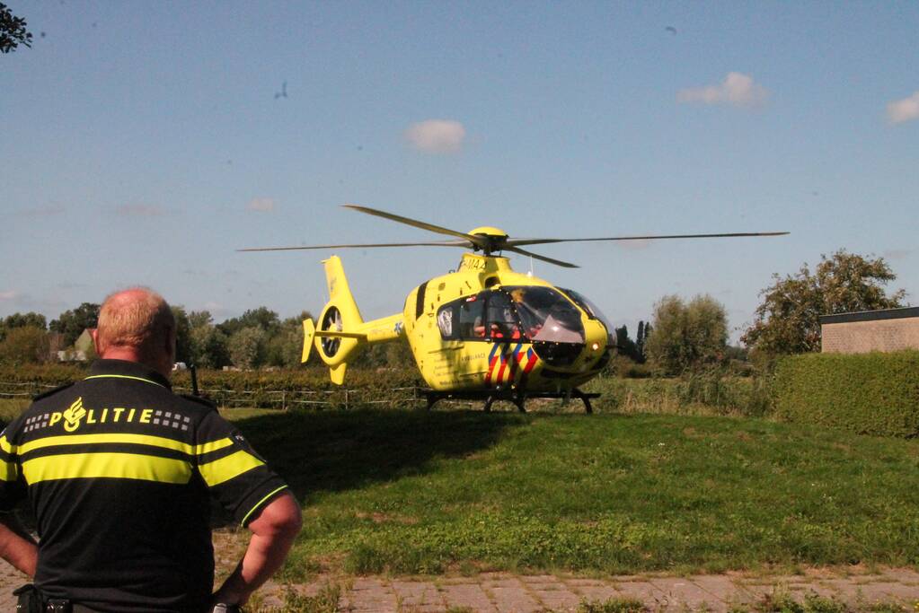 Traumahelikopter landt incident