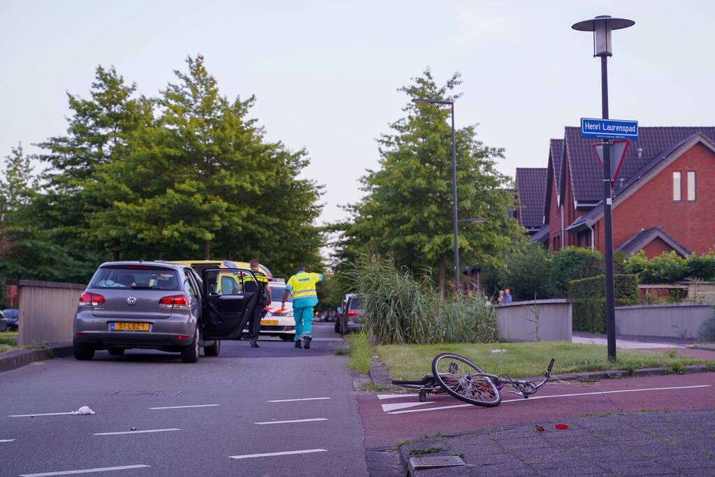 Wederom ongeval tussen fietser en auto