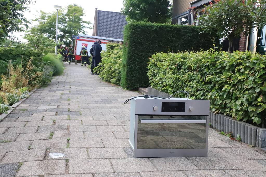 Combi-oven zorgt voor brand in keuken