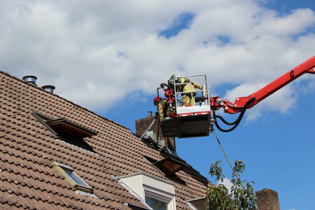 Woning loopt grote schade op na brand